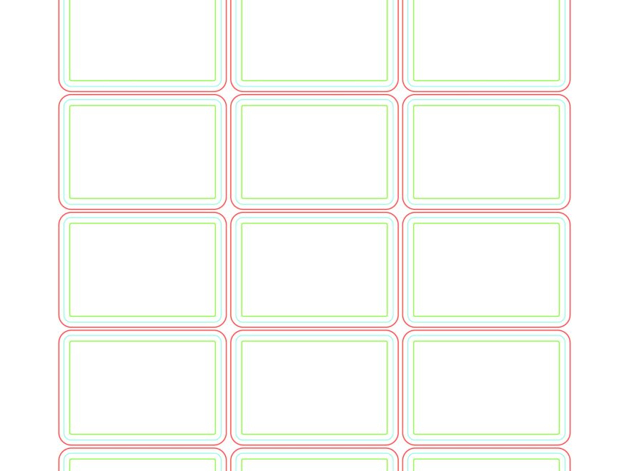 Playing Cards Formatting Templates Print Play