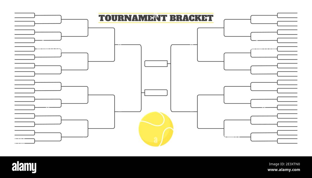 Blank 64 Team Bracket Printable