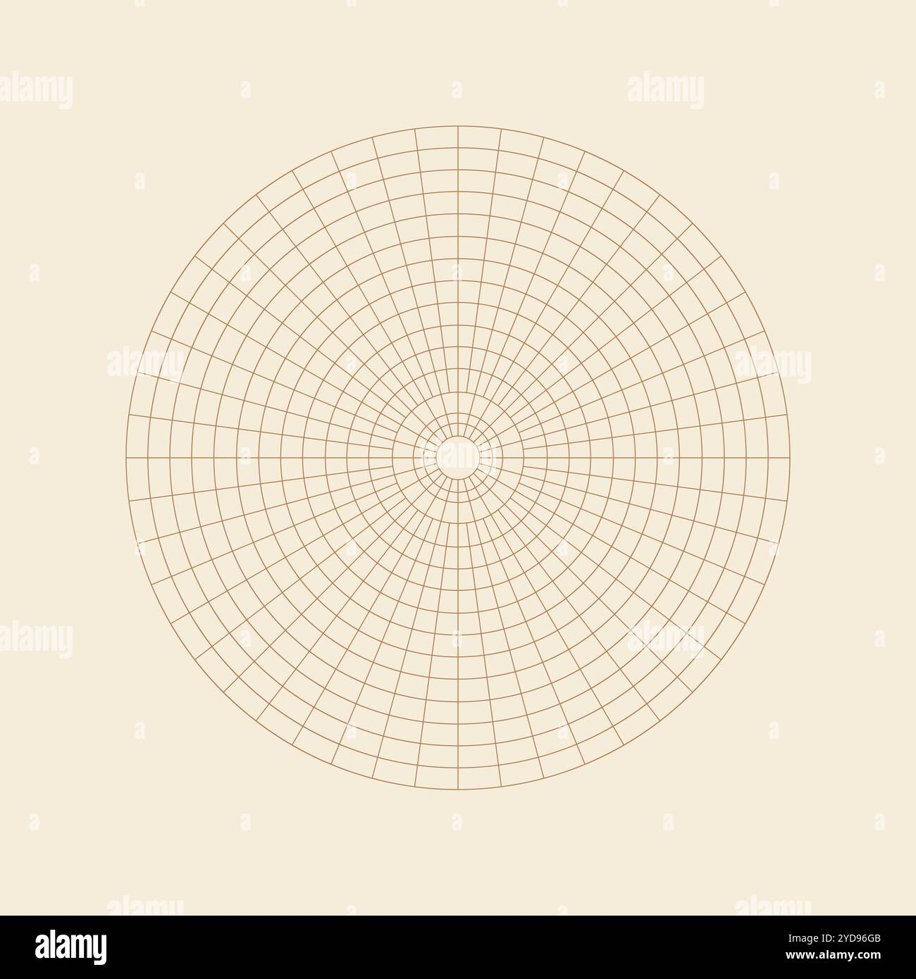 Blank Printable Polar Graph Paper