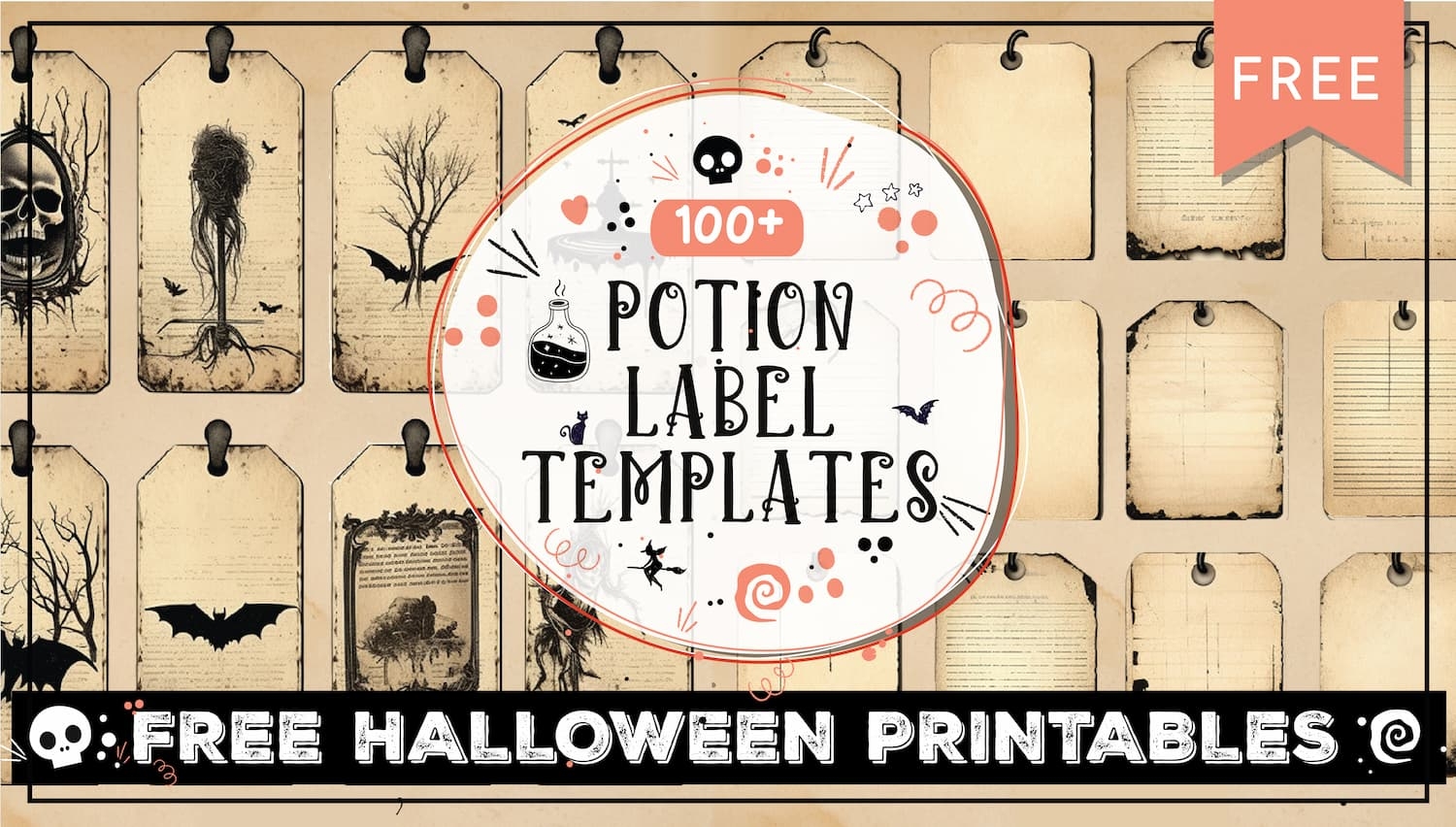 Free Printable Blank Apothecary Labels