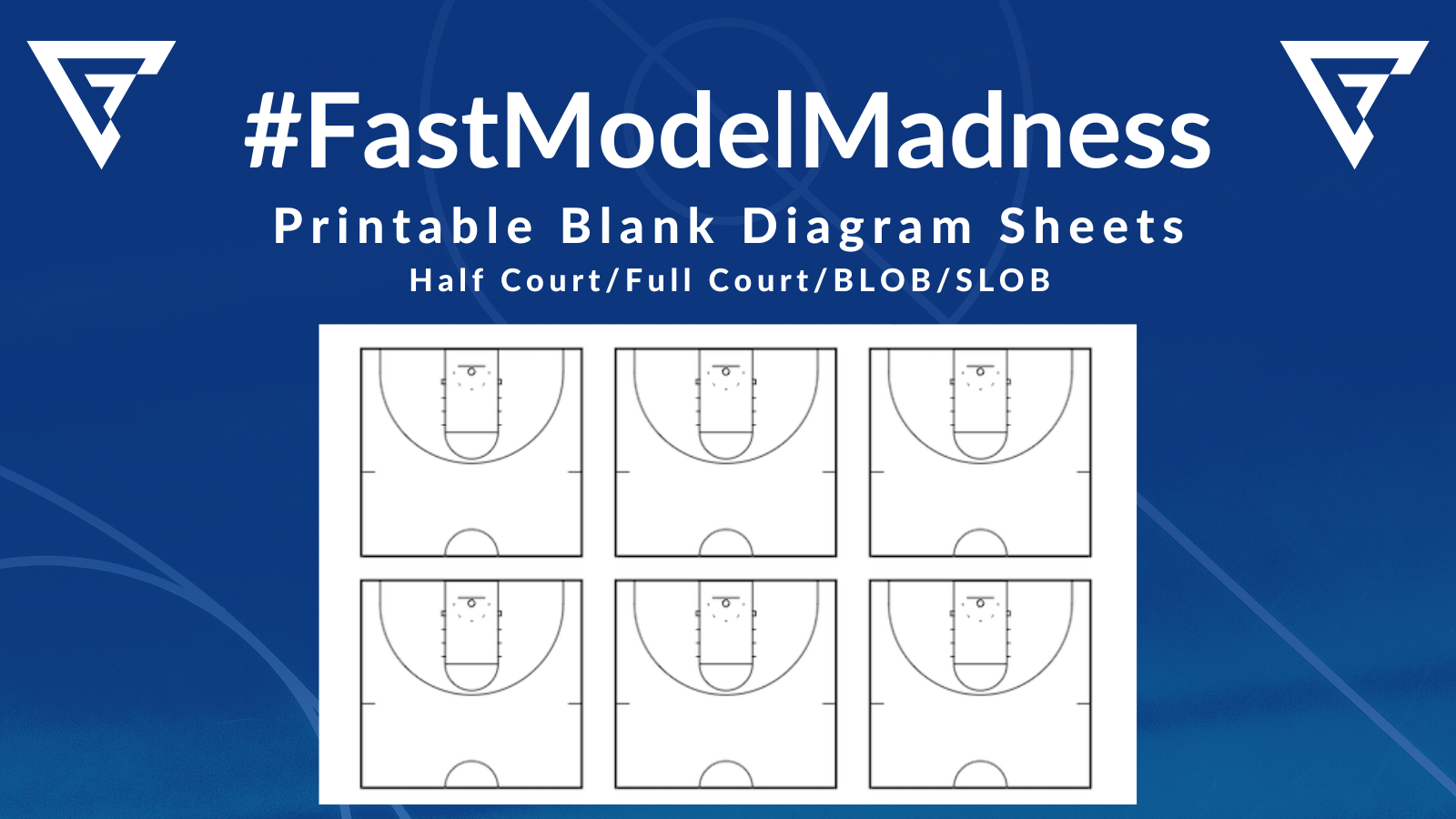 Printable Blank Basketball Play Sheets