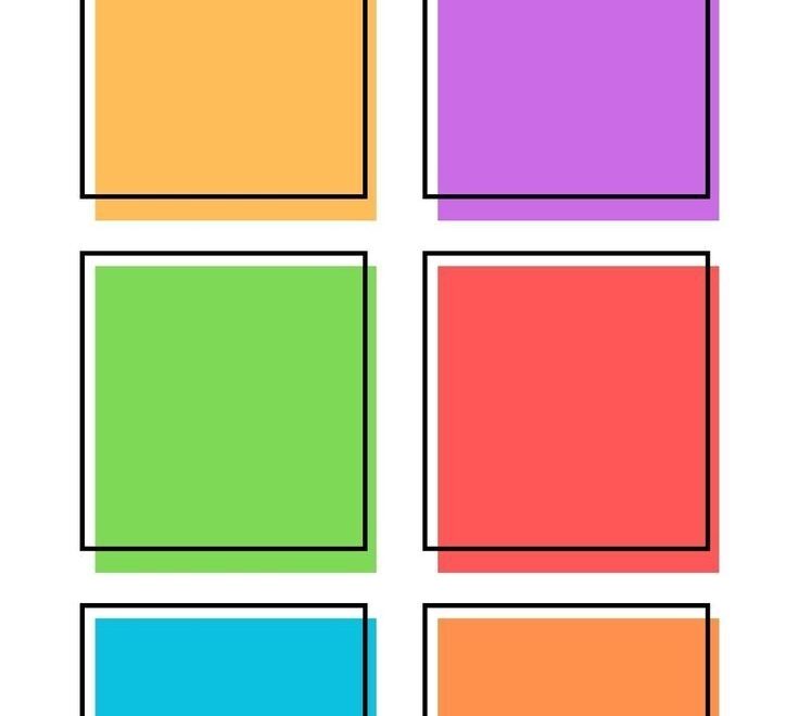 Printable Blank Sticky Notes Template PDF