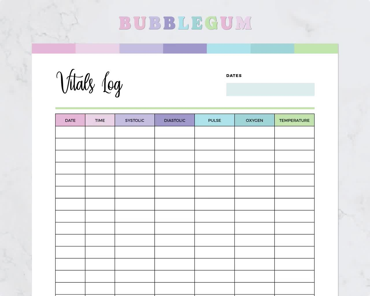 Printable Vitals Log Blood Pressure Log Vital Signs Sheet Vital Sign Sheet Vitals Log Vital Signs Template Vitals Tracker Etsy New Zealand