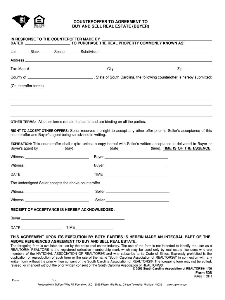 Blank Printable Land Offering Bid