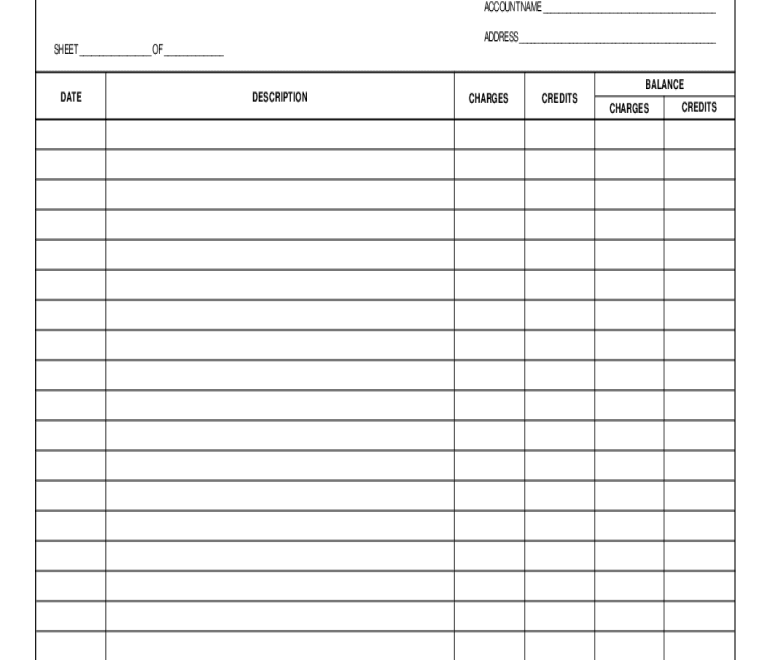 Rent Ledger Fill Online Printable Fillable Blank PdfFiller