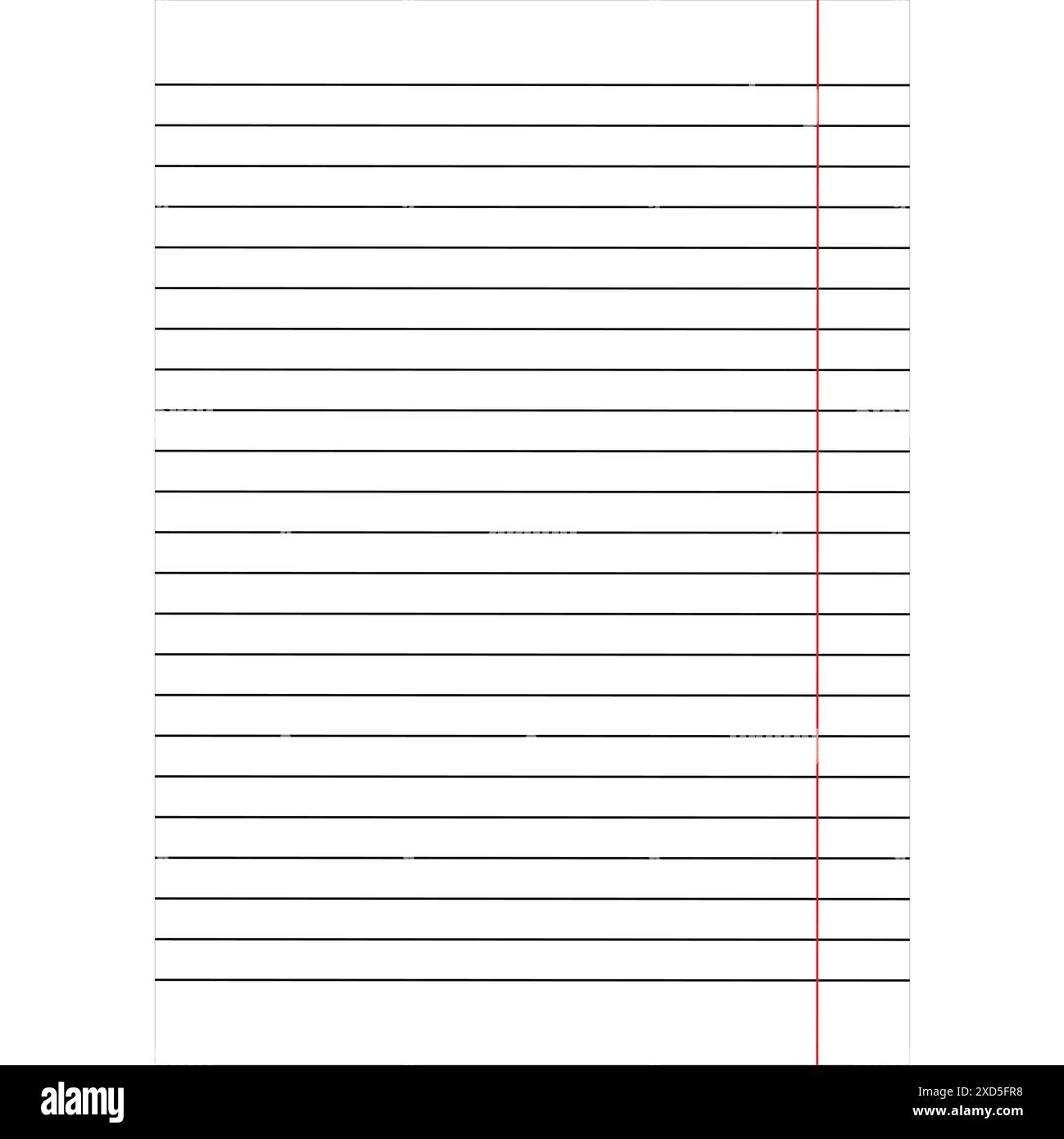 Sheet Of Paper With Lines Blank Sheets Notebook Papers Of Square And Lined Paper For Homework And Exercises Vector Pads Paper Sheets For Memo Noteb Stock Vector Image Art Alamy