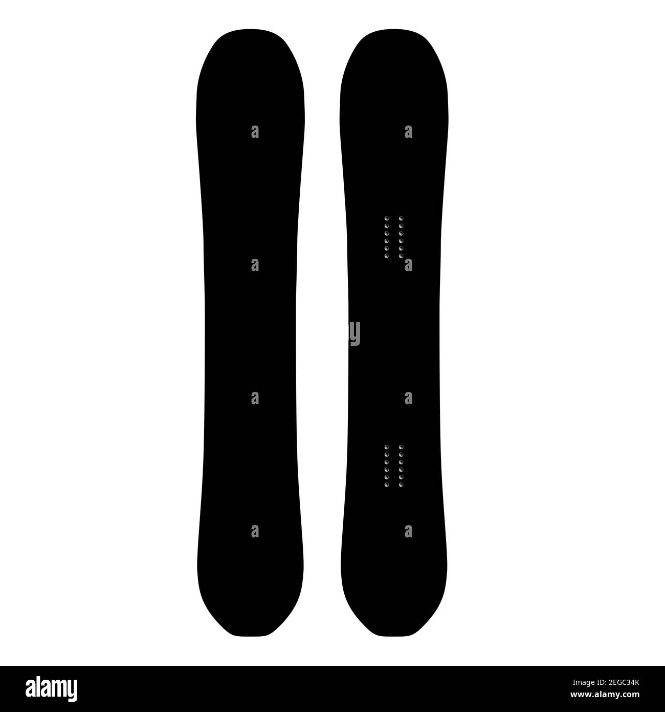 Snowboard Mockup Stock Vector Images Alamy