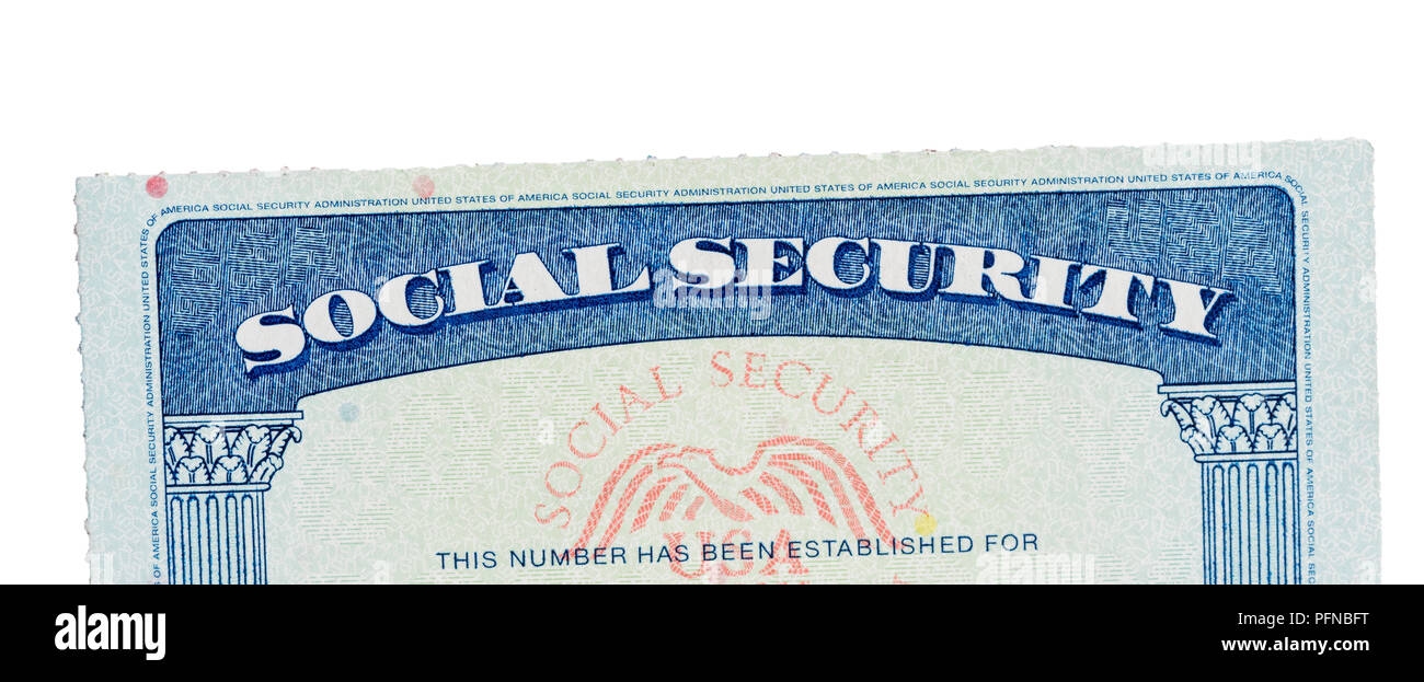 Printable Blank Social Security Card