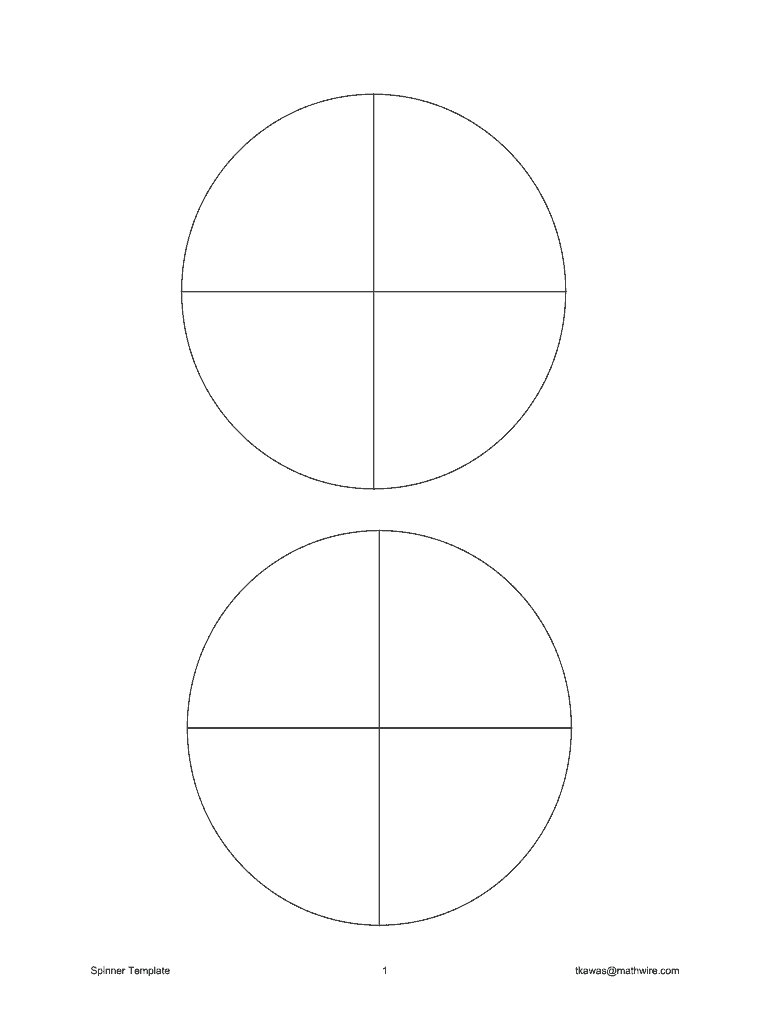 Spinner Template Fill Online Printable Fillable Blank PdfFiller