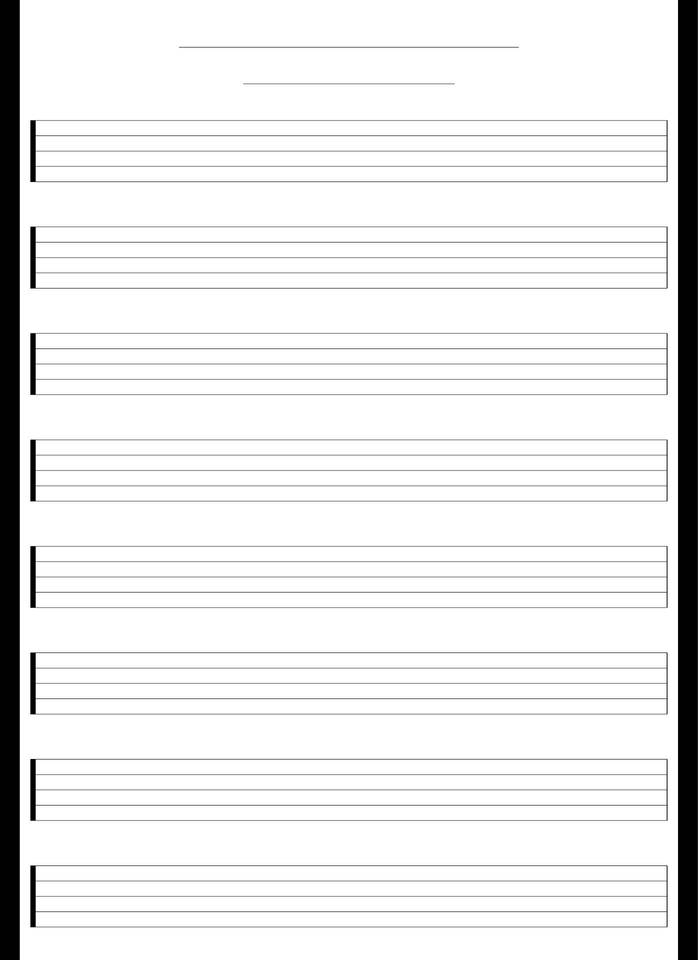 Blank Printable Sheet Music Free