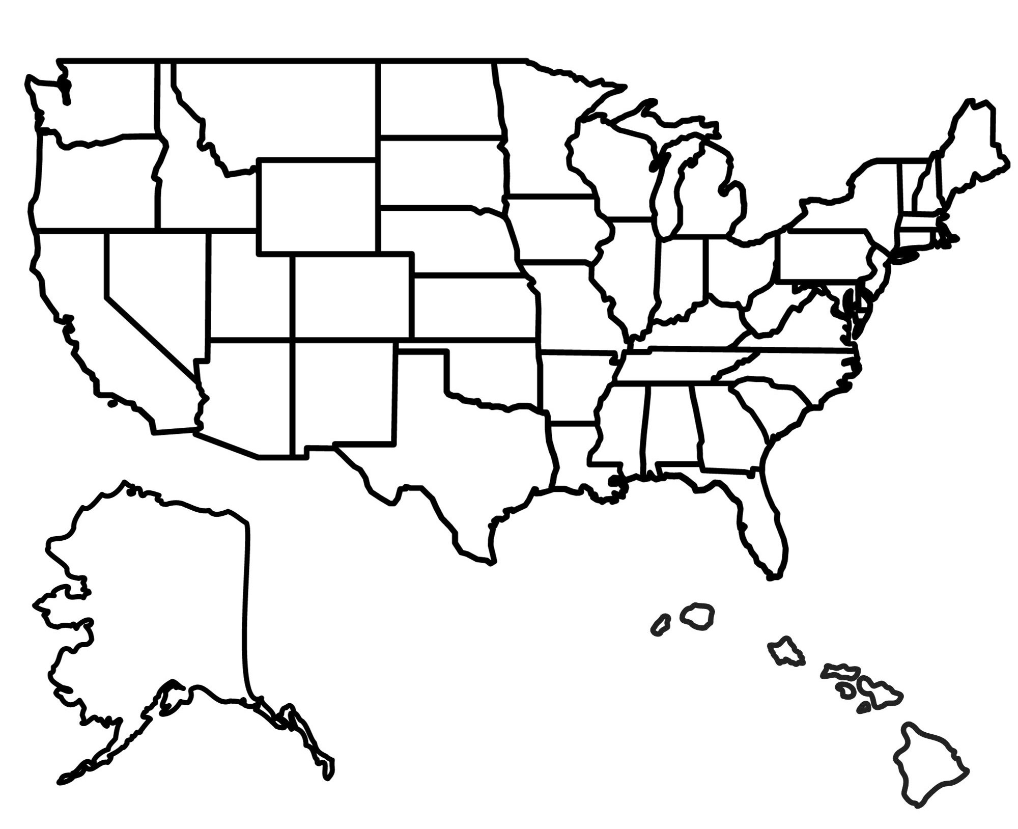 Blank Midwest Maps Free Printable