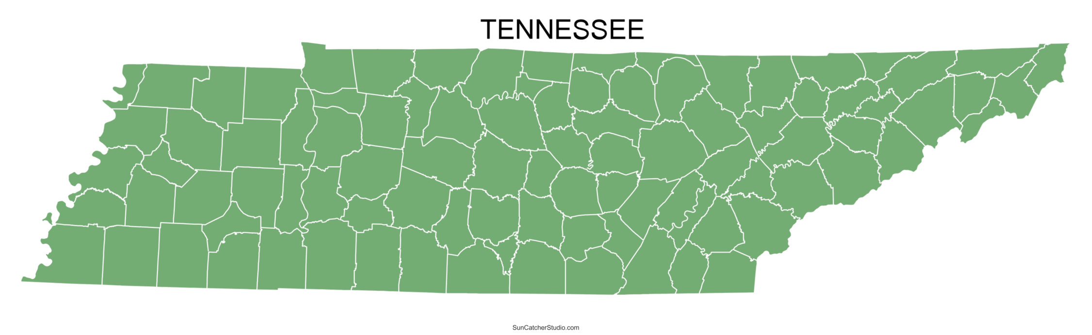 Tennessee County Map Printable State Map With County Lines Free Printables Monograms Design Tools Patterns DIY Projects