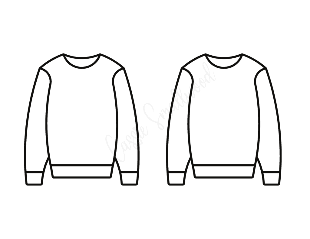 THE BEST Ugly Sweater Templates Cassie Smallwood