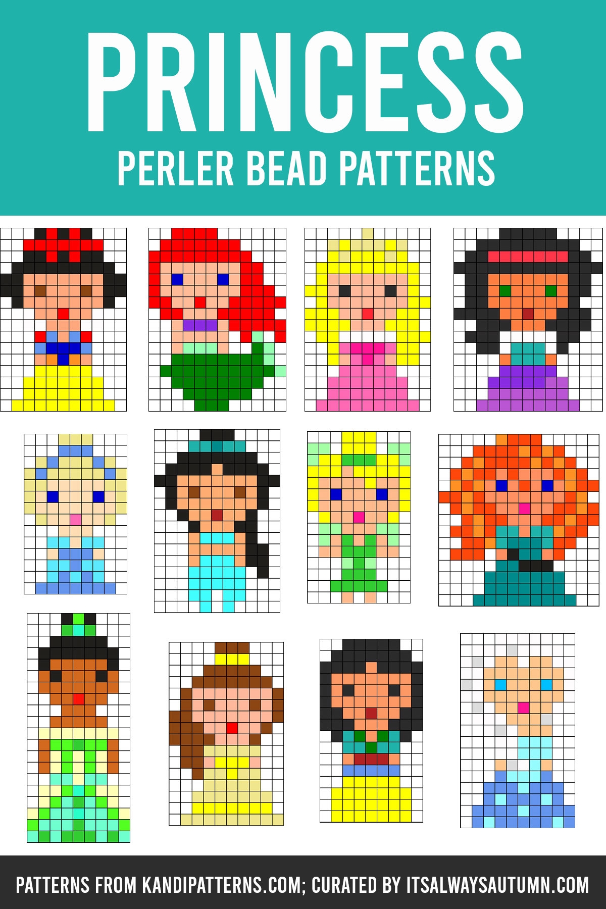Biggie Beads Printable Blank Pattern