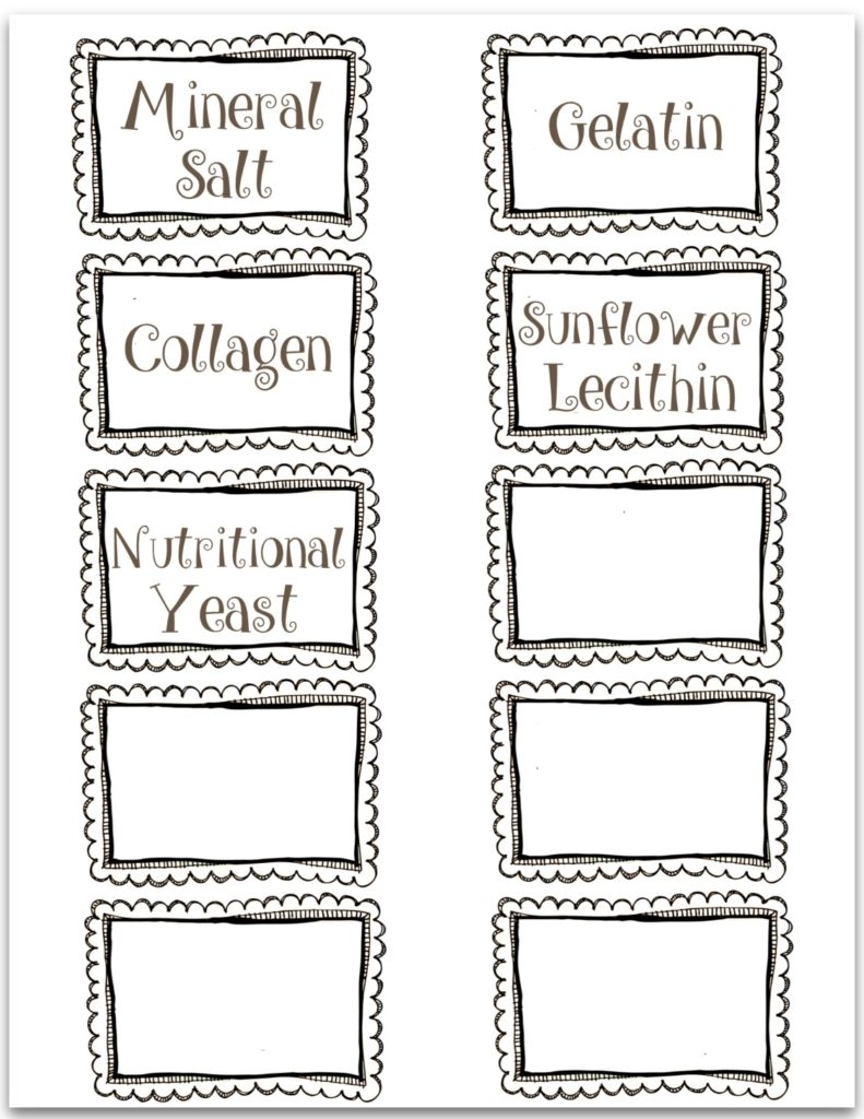 THM Pantry Labels FREE PRINTABLES Mrs Criddles Kitchen