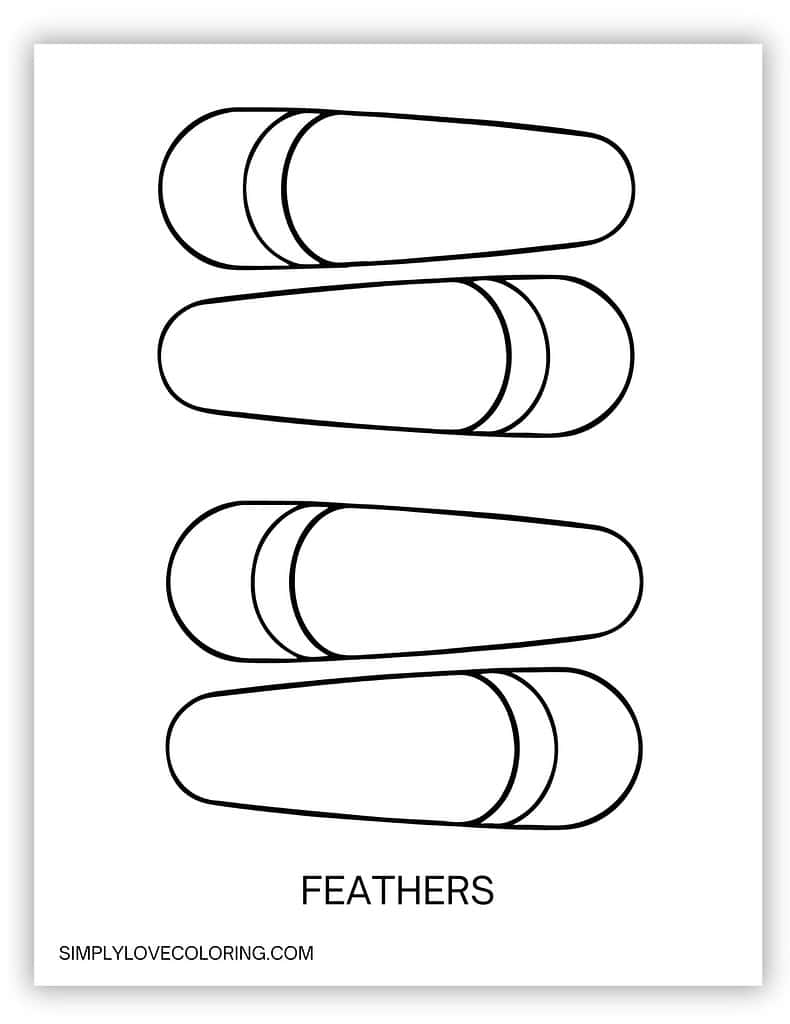 Turkey Templates Free PDF Printables Simply Love Coloring