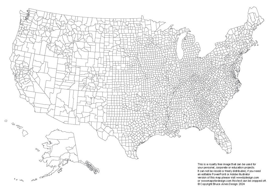 US State County Printable Blank Royalty Free Clip Art Maps FreeUSandWorldMaps