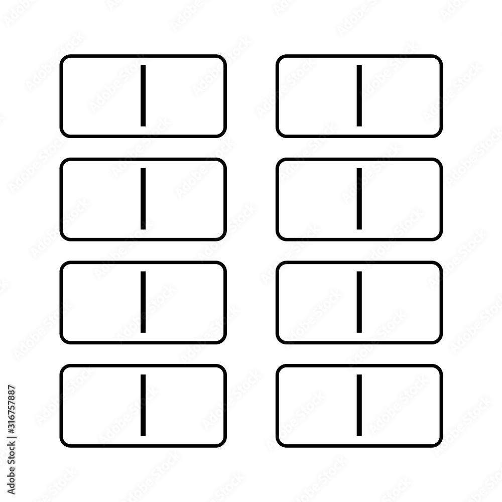 Free Blank Domino Template Printable