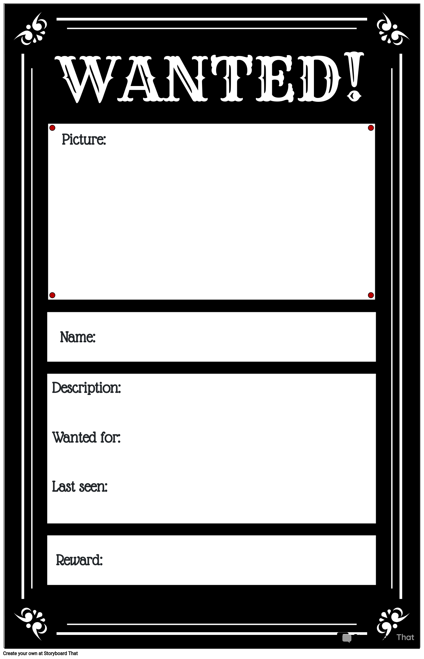 Wanted Poster Maker Free Templates For Custom Wanted Poster