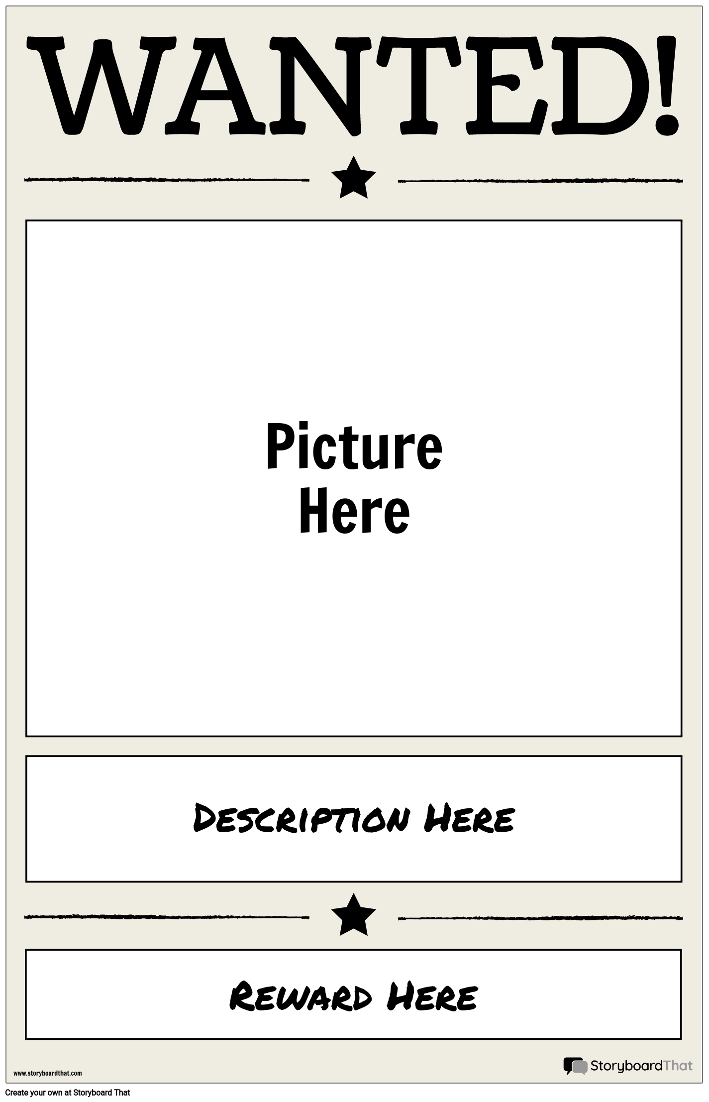 Wanted Poster Maker Free Templates For Custom Wanted Poster