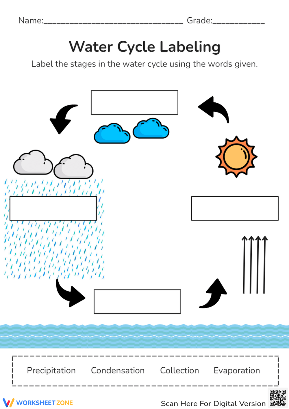 Water Cycle Worksheets 2025