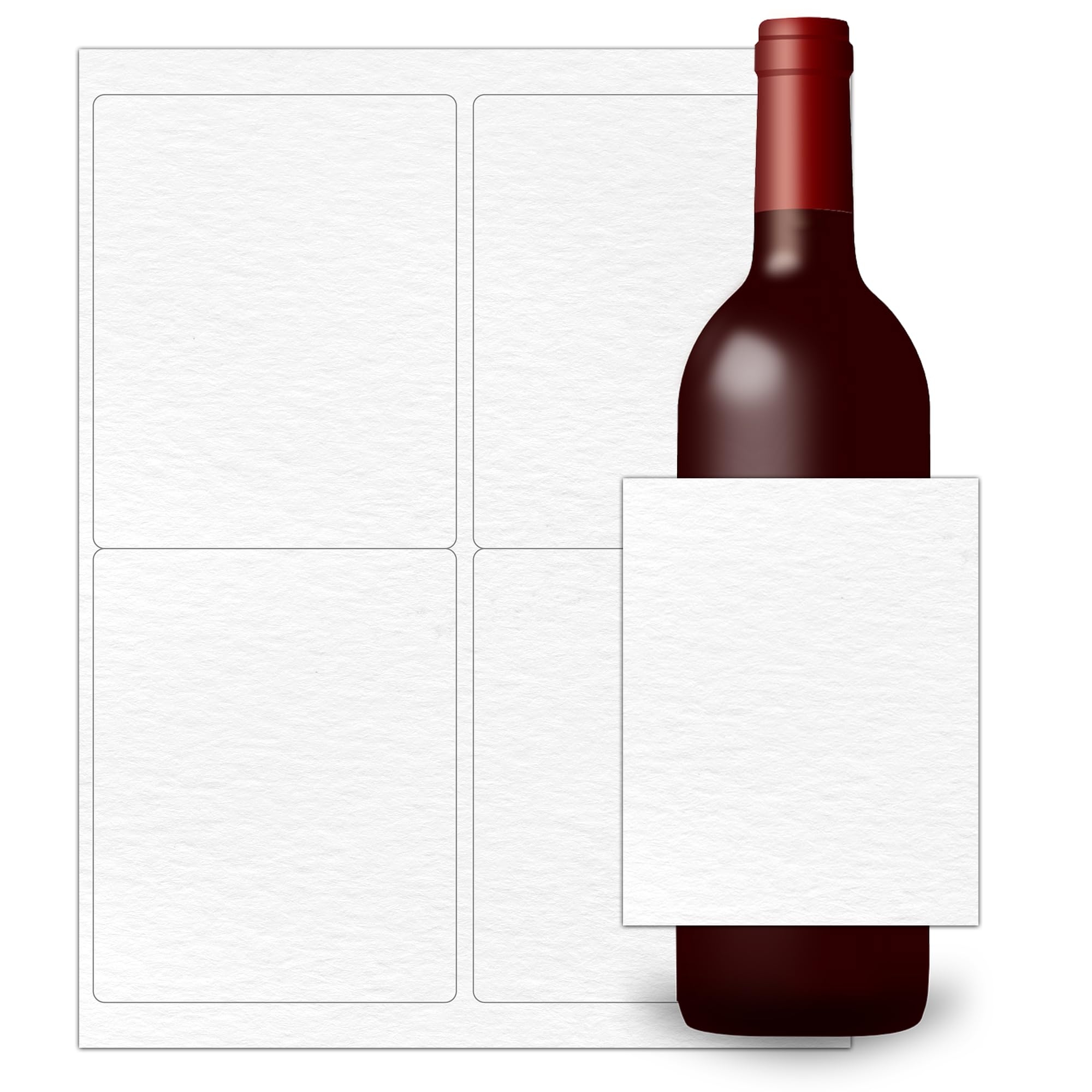 Blank Printable Wine Label Template