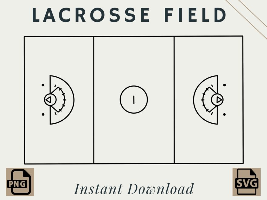 Women s Lacrosse Field PNG SVG Digital Download Printable Etsy