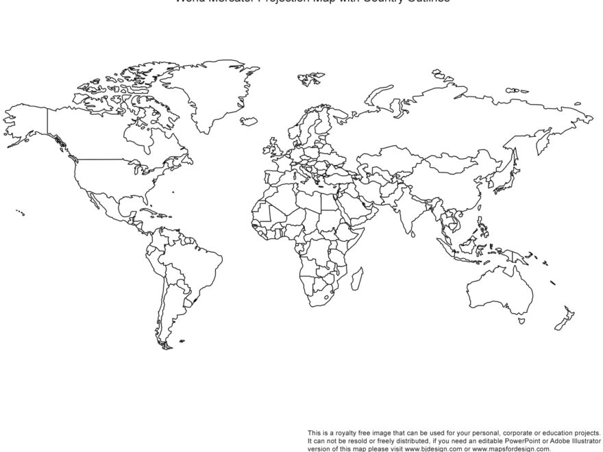 World Projections Blank Printable Clip Art Maps FreeUSandWorldMaps