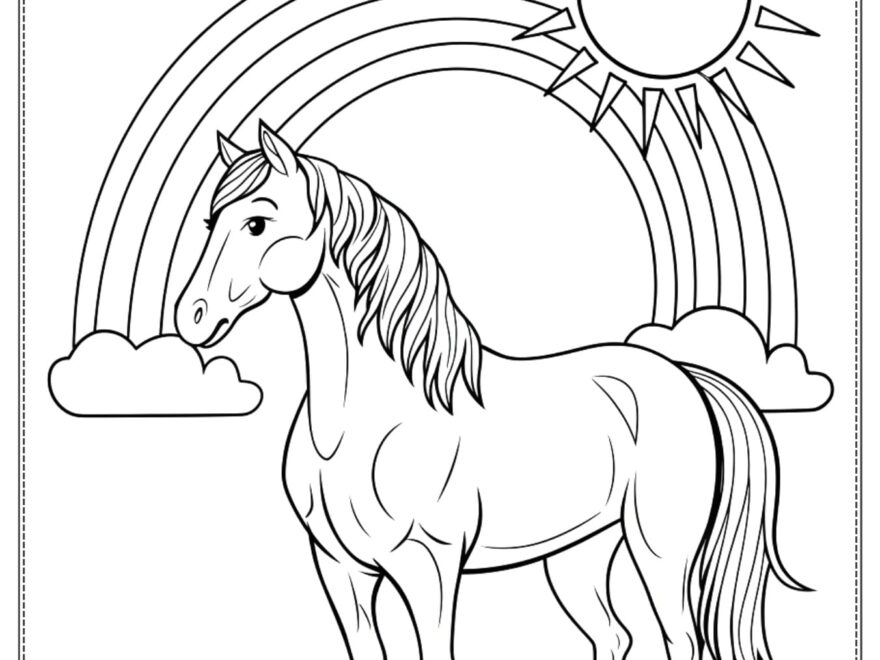 103 Horse Coloring Pages Free Printables For All Ages