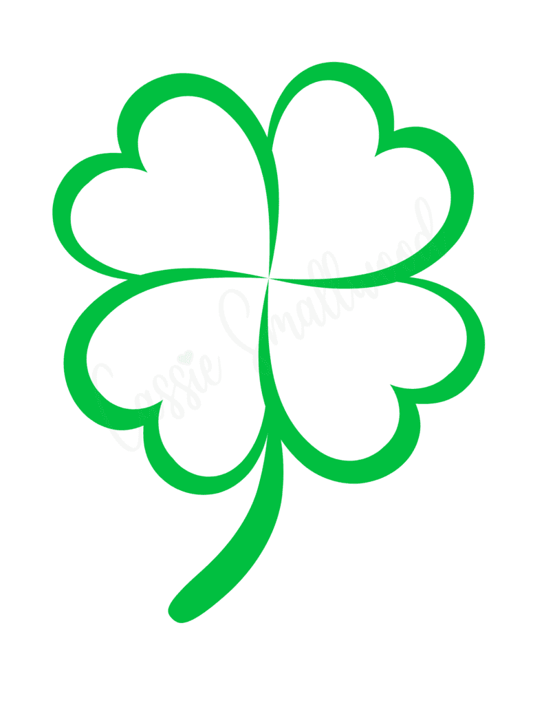 12 Cute Four Leaf Clover Printable Templates FREE Cassie Smallwood 12 Cute Four Leaf Clover Printable Templates FREE Cassie Smallwood