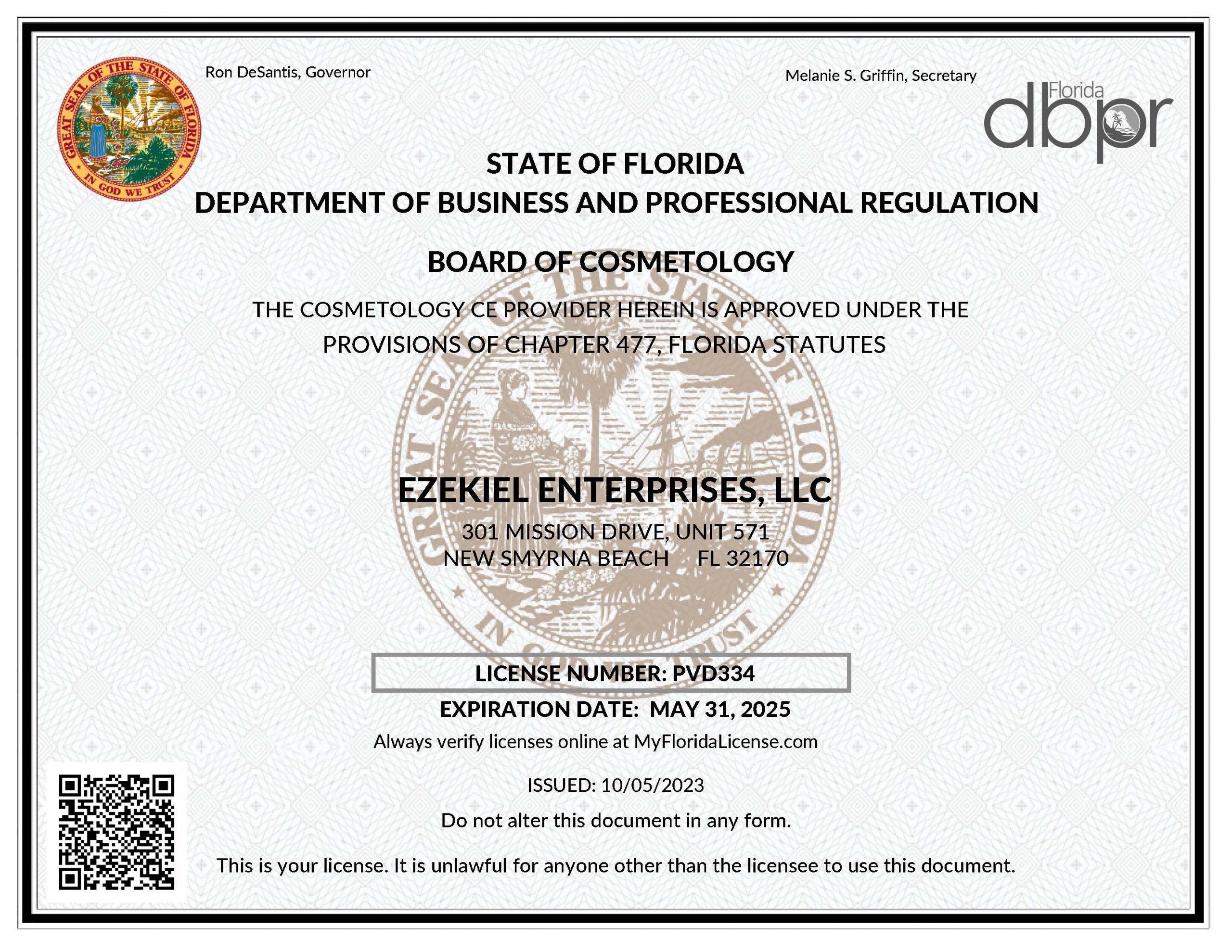  14 95 10hr Florida Cosmetology Continuing Education License Renewal