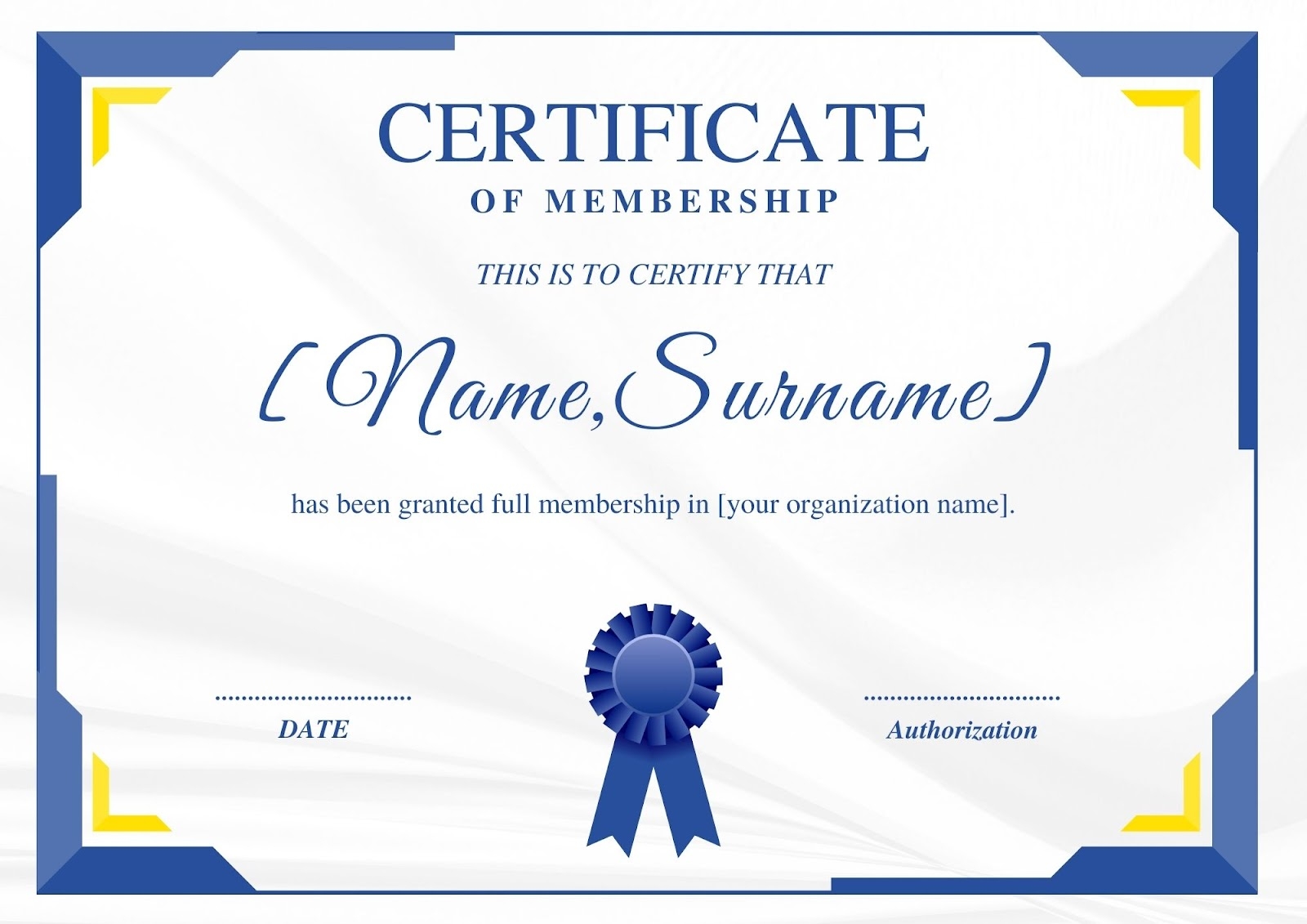 Free Printable Llc Membership Certificate