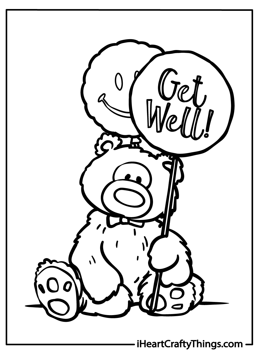 Surgery Get Well Printable Coloring Pages Surgery Get Well Printable Coloring Pages