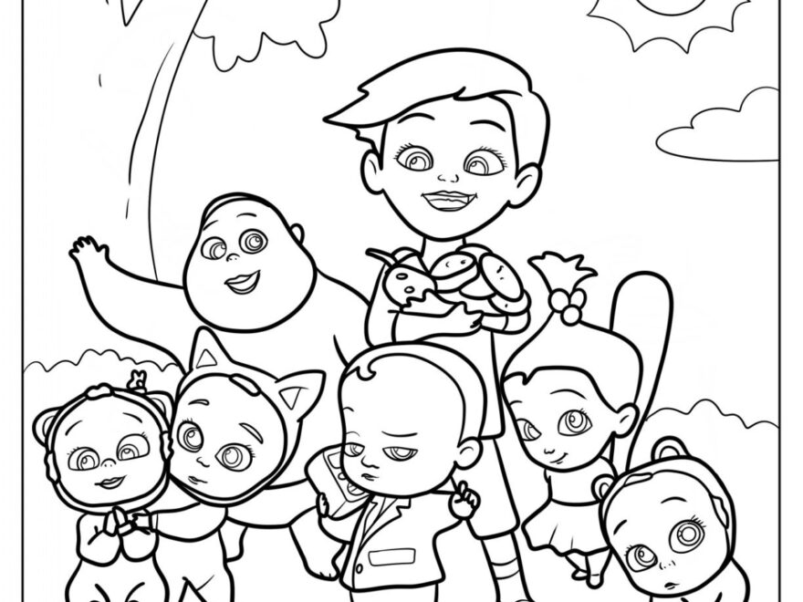 18 Boss Baby Coloring Pages Free PDF Printables