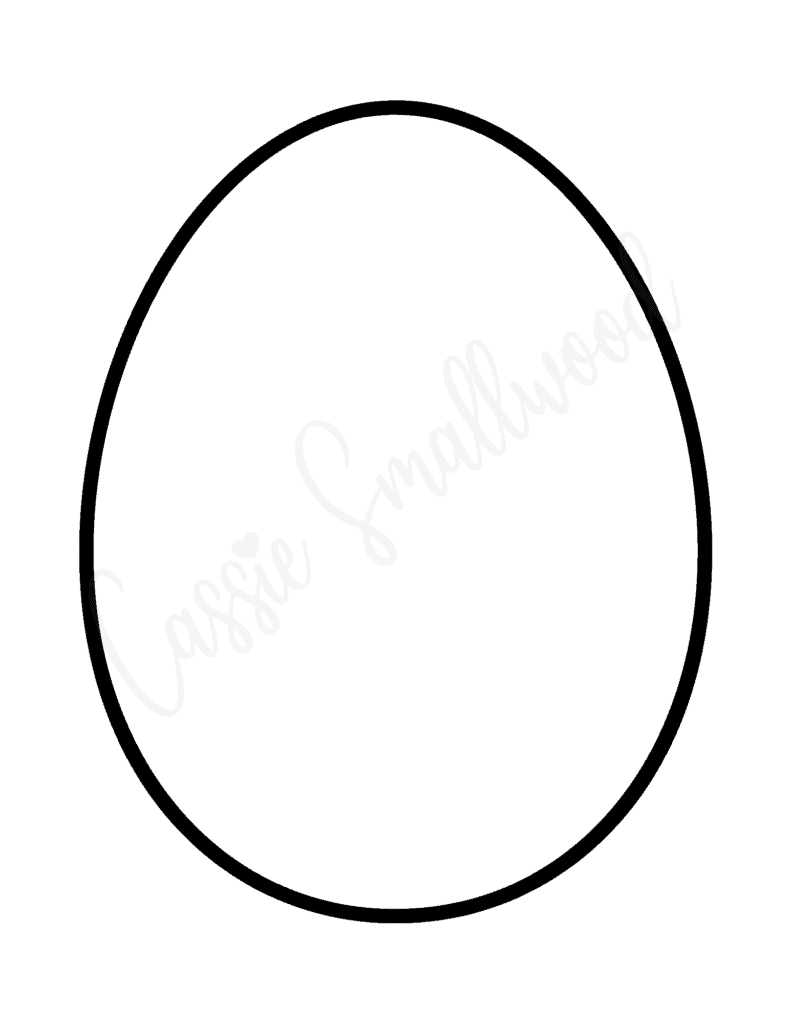 19 Egg Templates Free Printable Cassie Smallwood