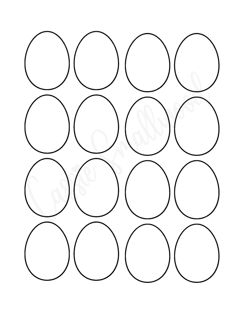 19 Egg Templates Free Printable Cassie Smallwood
