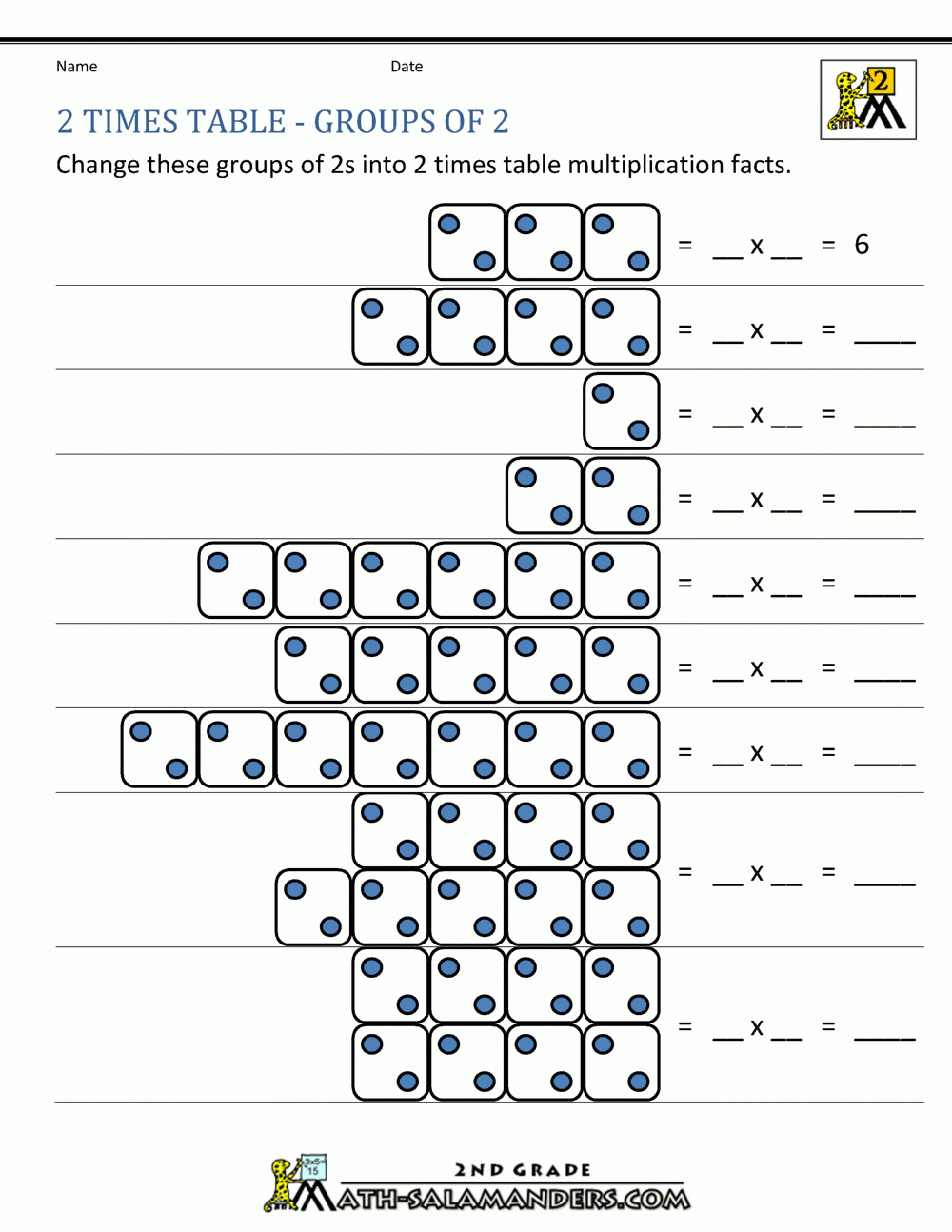 2 Times Table 2 Times Table