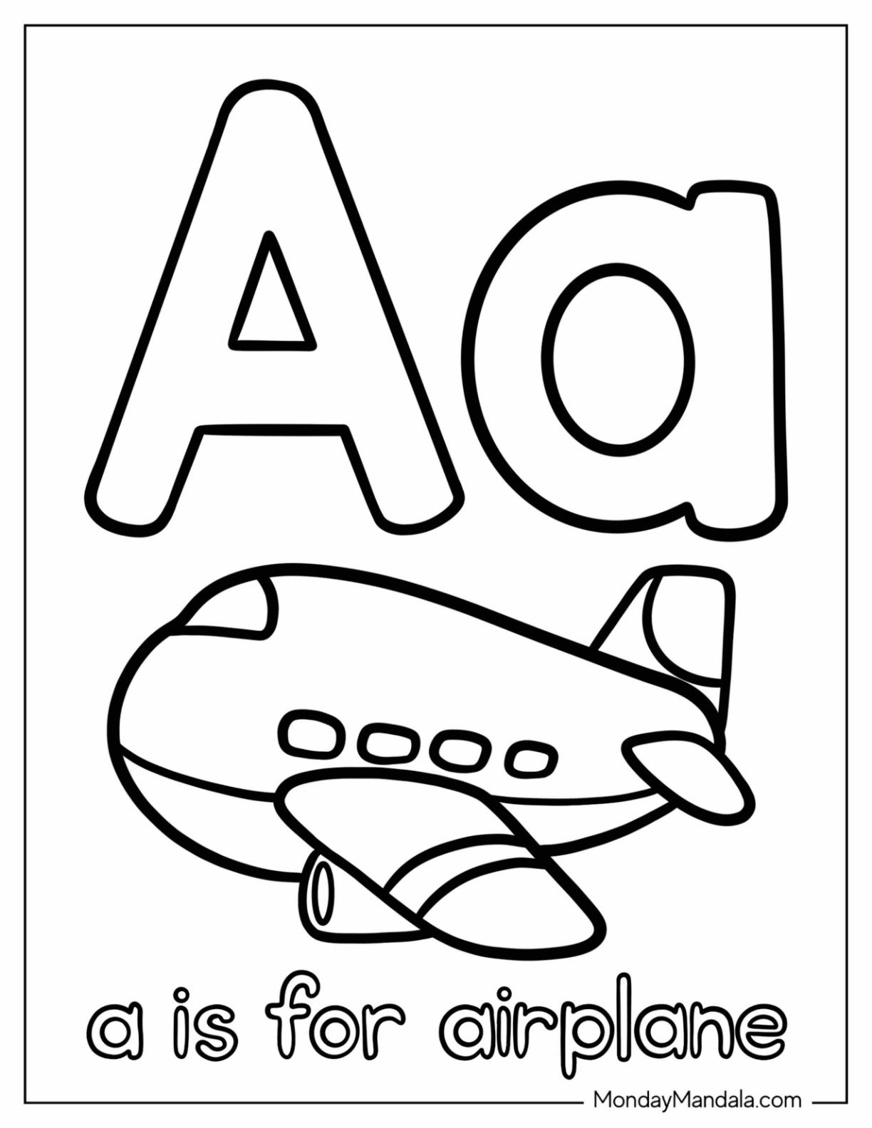 20 Letter A Coloring Pages Free PDF Printables 