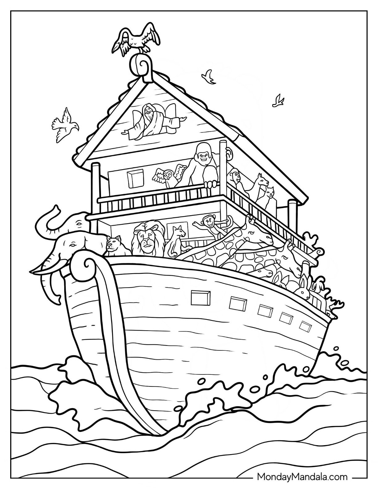 20 Noah s Ark Coloring Pages Free PDF Printables 20 Noah s Ark Coloring Pages Free PDF Printables