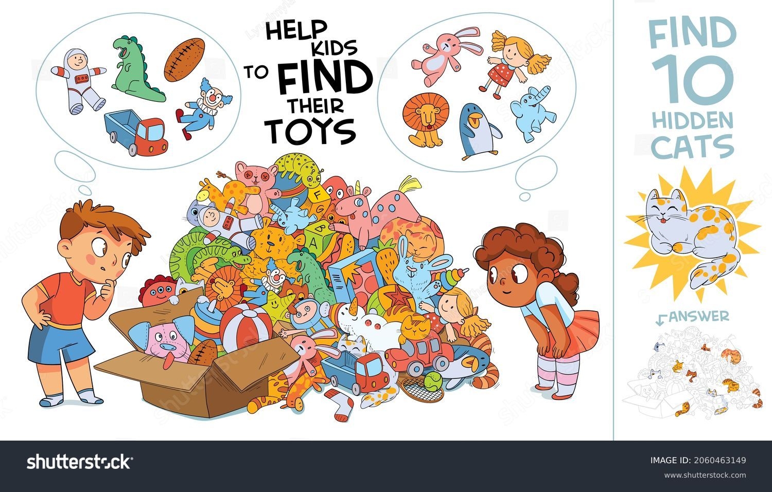 Hidden Objects Games In Color Printable