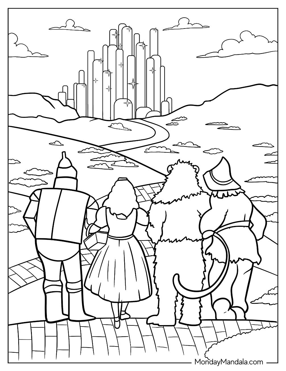 20 Wizard Of Oz Coloring Pages Free PDF Printables 20 Wizard Of Oz Coloring Pages Free PDF Printables