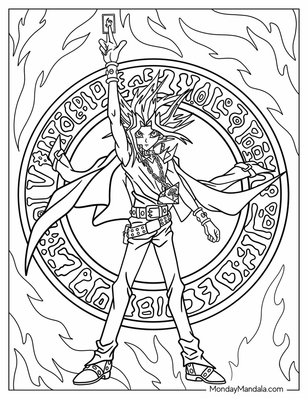 20 Yu Gi Oh Coloring Pages Free PDF Printables 