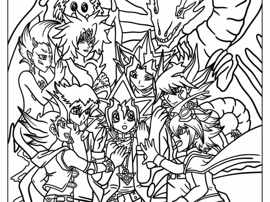 20 Yu Gi Oh Coloring Pages Free PDF Printables