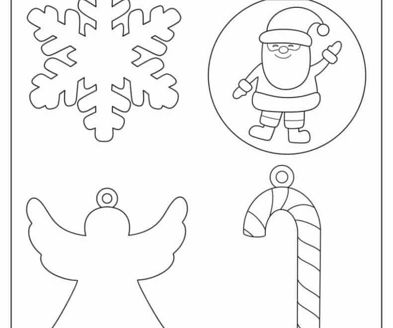 200 Printable Christmas Ornaments Free Templates
