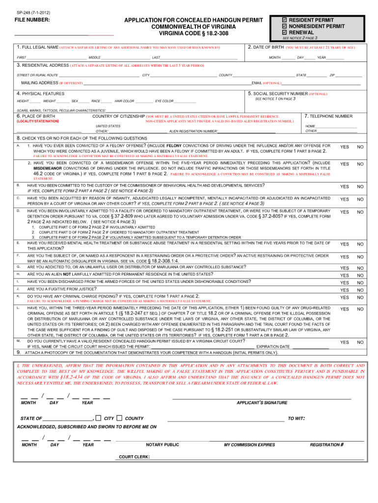 2012 Form VA SP 248 Fill Online Printable Fillable Blank PdfFiller 2012 Form VA SP 248 Fill Online Printable Fillable Blank PdfFiller