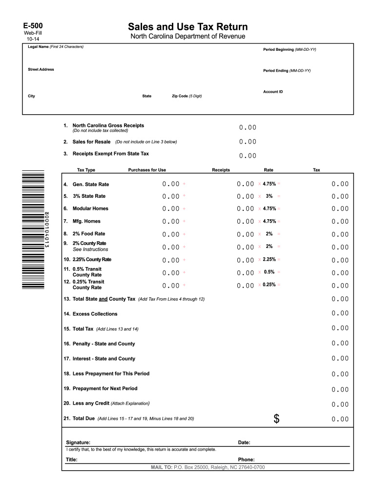 2014 2025 Form NC DoR E 500 Fill Online Printable Fillable Blank PdfFiller 2014 2025 Form NC DoR E 500 Fill Online Printable Fillable Blank PdfFiller