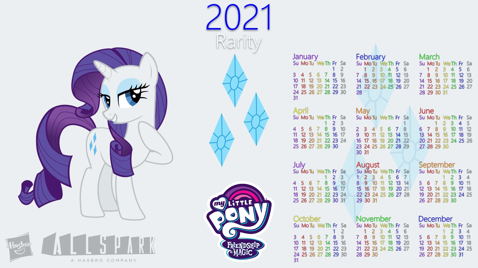 My Little Pony Calendar Printable My Little Pony Calendar Printable