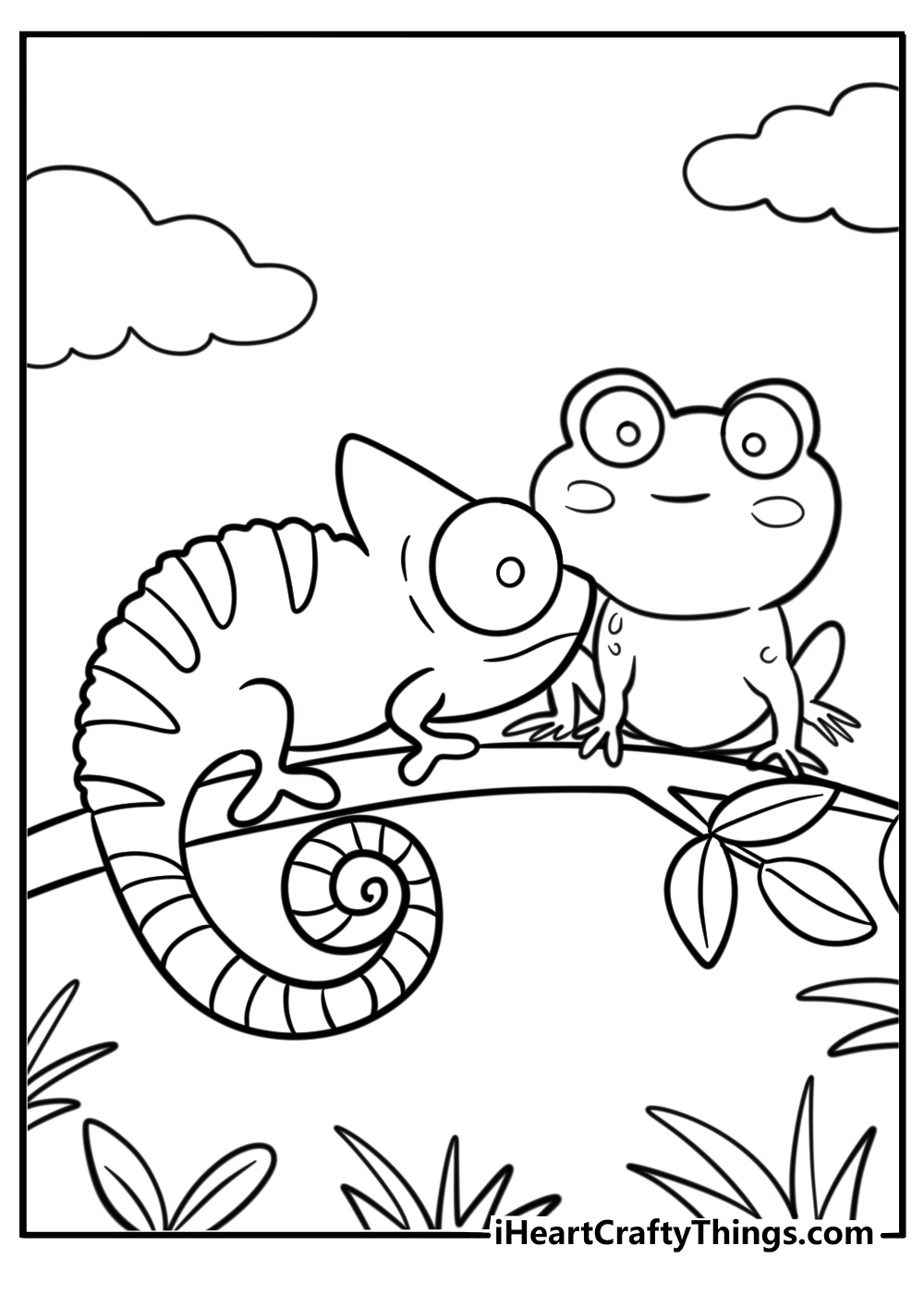 25 Chameleon Coloring Pages 100 Free To Print 