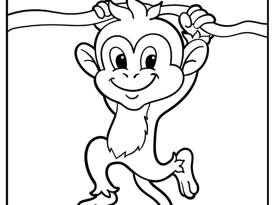 25 Monkey Coloring Pages 100 Free Printables