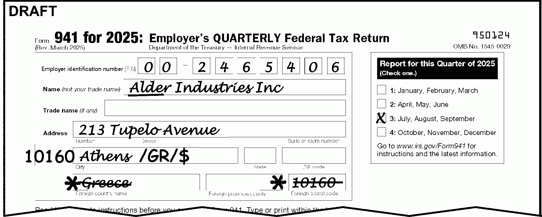 3 11 13 Employment Tax Returns Internal Revenue Service